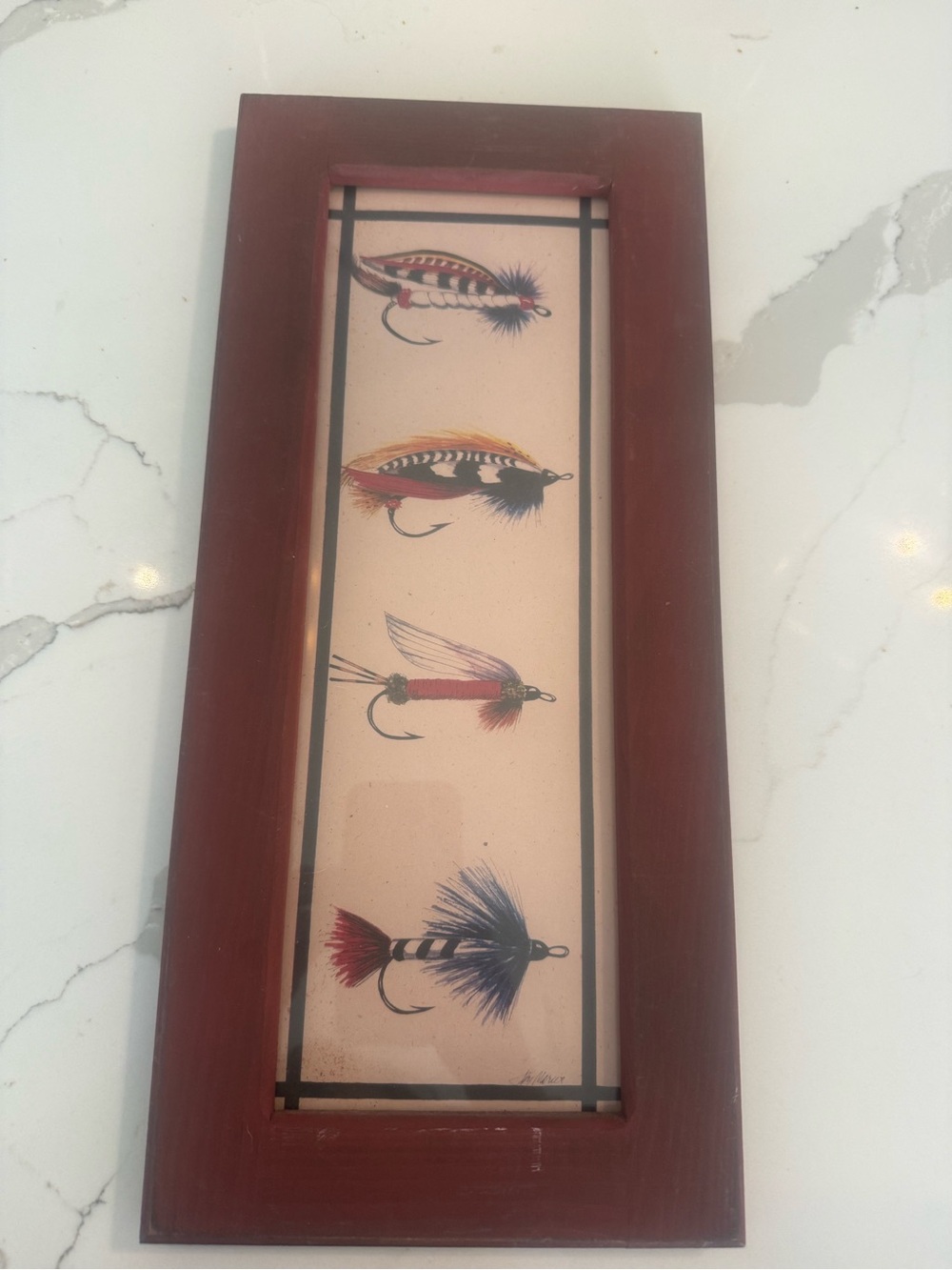 Vintage Fly Fishing Wall Art Family Creations 8x16
